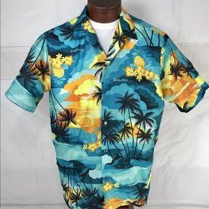 Hawaiian Shirt Seawind Tropical Sunset Hawaii L